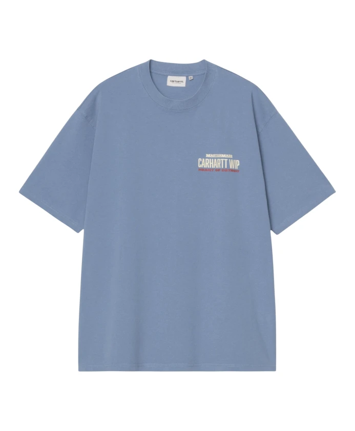 

Хлопковая футболка с графическим принтом Carhartt Wip, синий