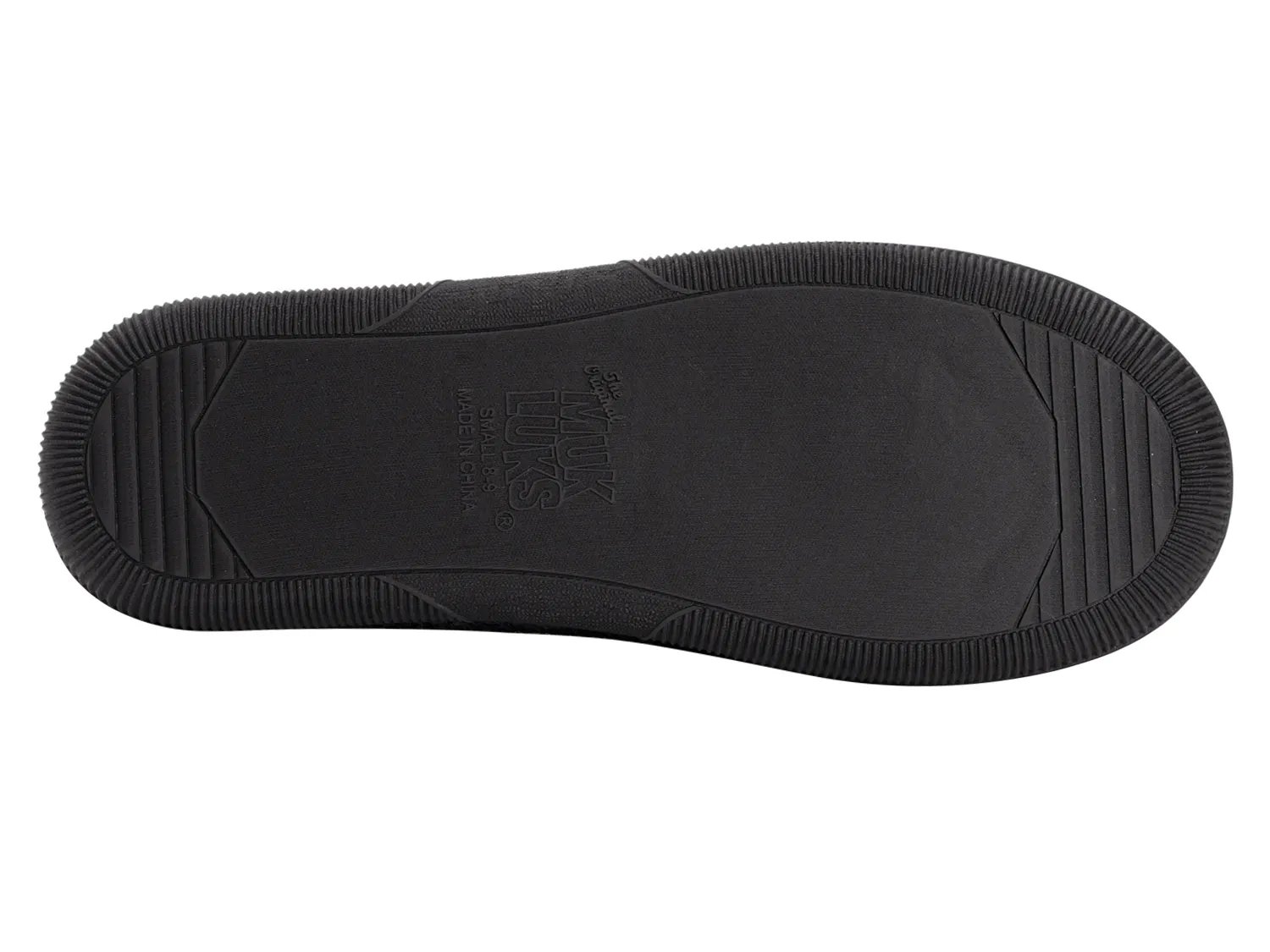 Тапочки MUK LUKS Faux Wool Clog Slipper - Men's, черный — фото 3