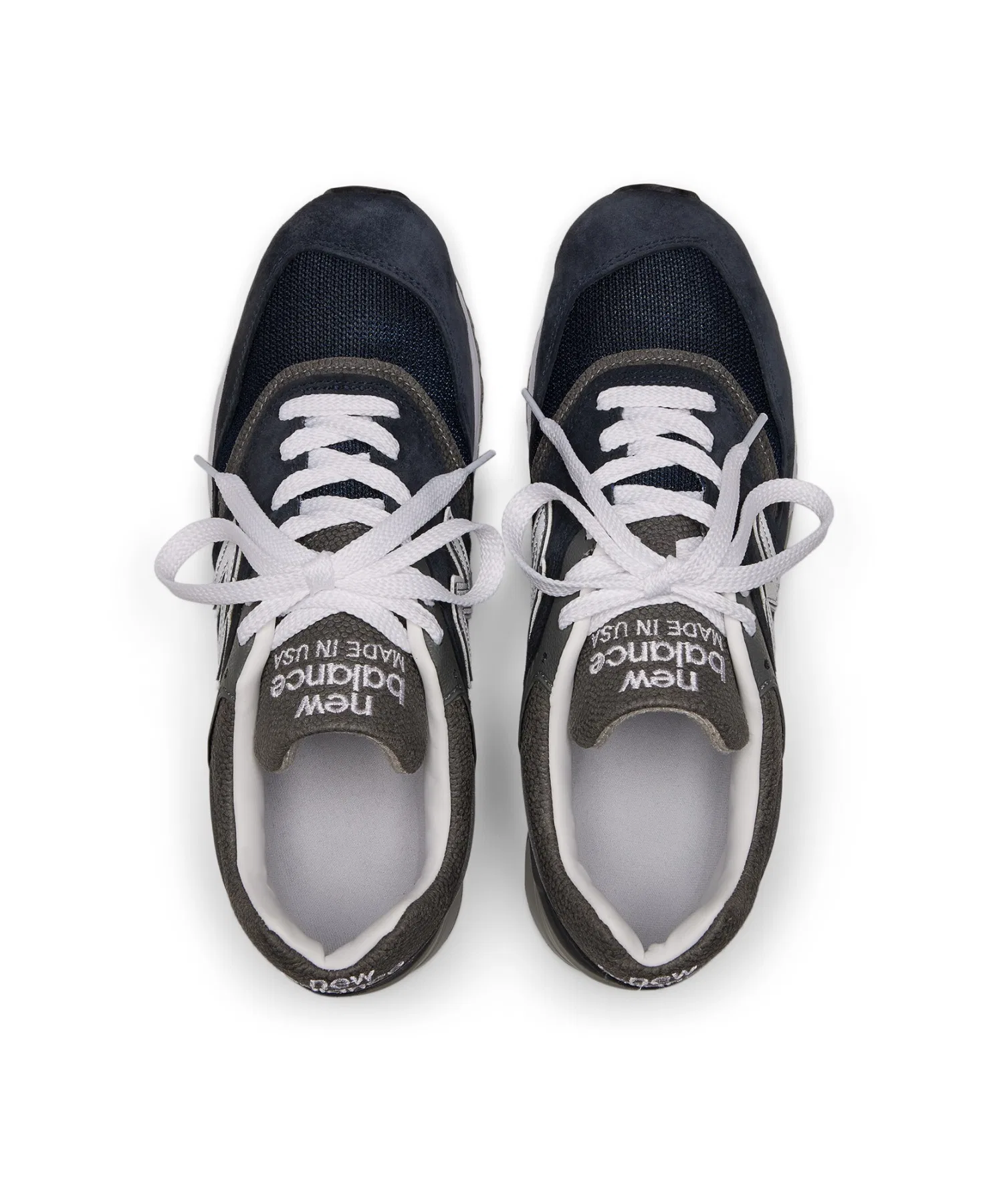 Унисекс кроссовки New Balance 997 из натуральной кожи тёмно-синие — фото 4