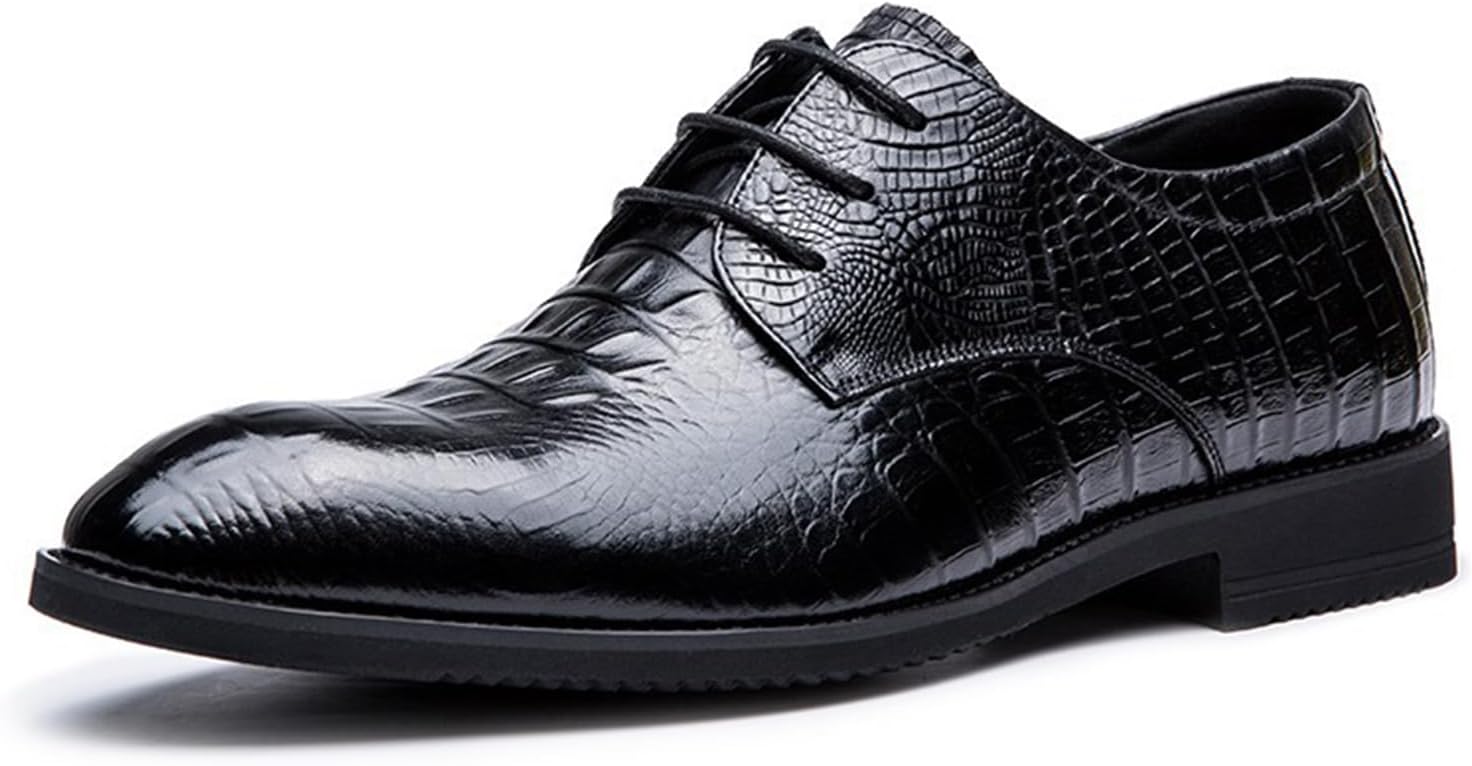 

Мужские классические туфли ADMLZQQ Оксфорды с шнуровкой для делового стиля, черный