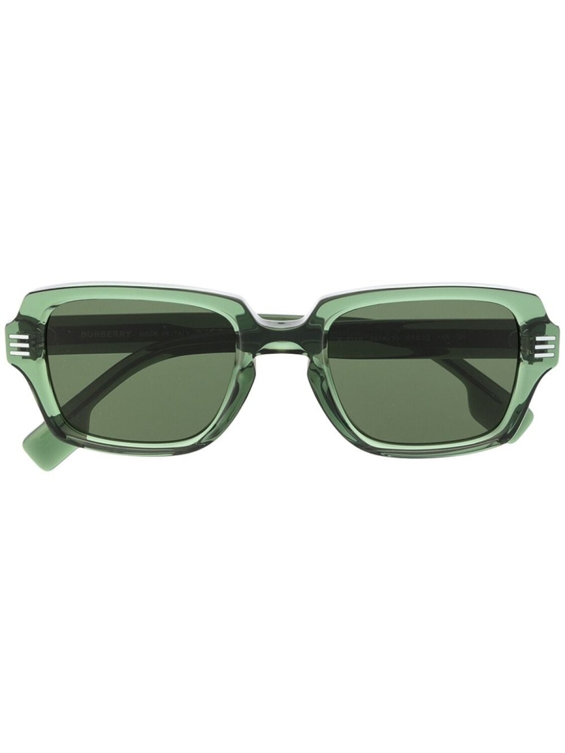

Burberry Eyewear солнцезащитные очки Eldon в квадратной оправе, зеленый