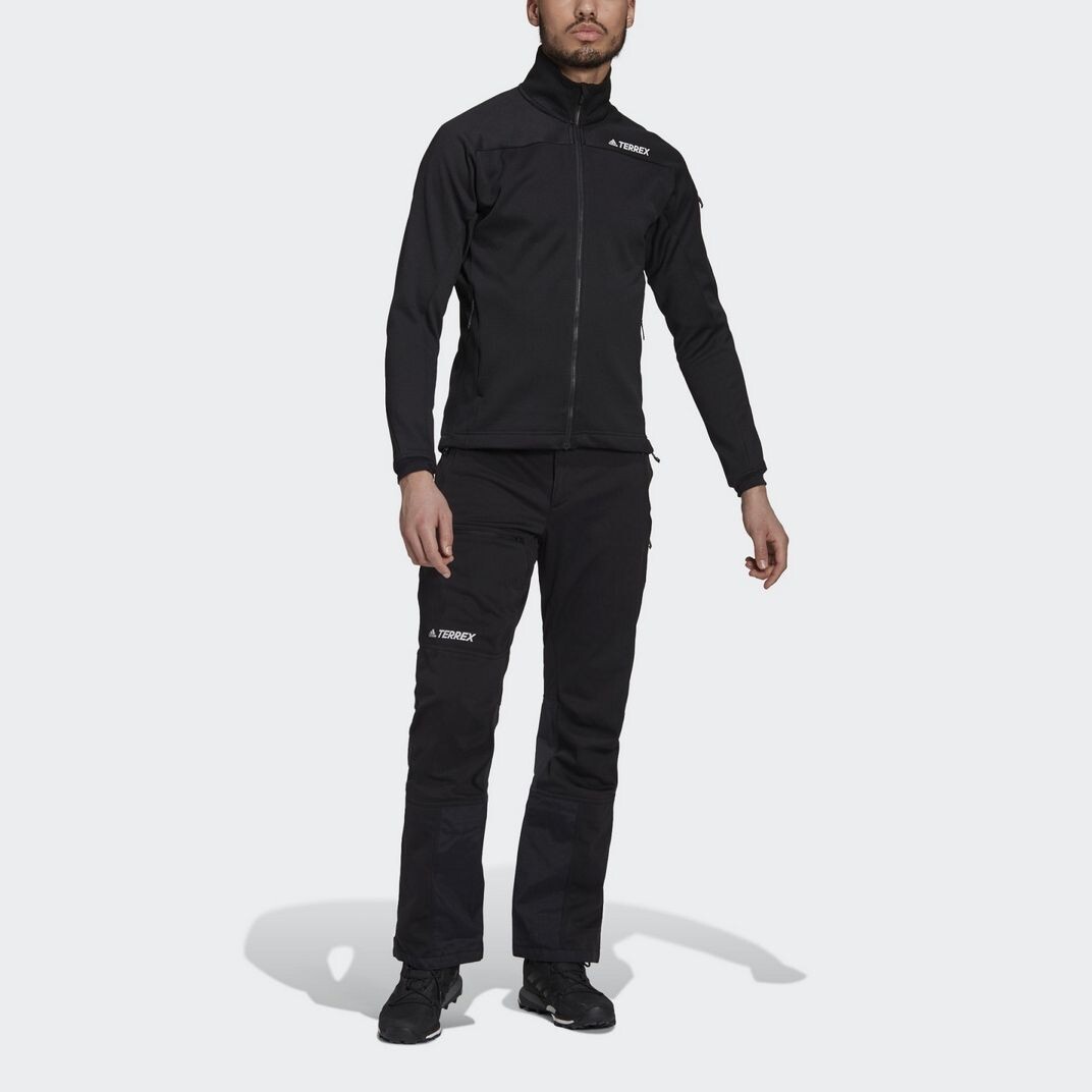 Мужские брюки Hard Shell черного цвета Adidas, черный — фото 2