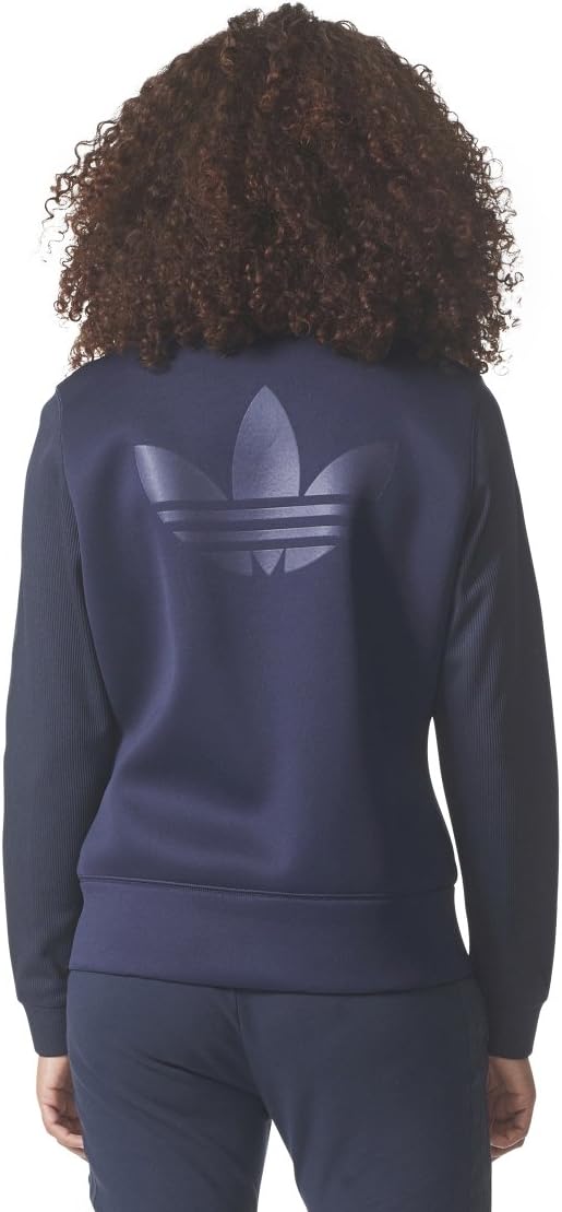 Женская куртка Adidas Originals спортивная на молнии, темно-синий — фото 2