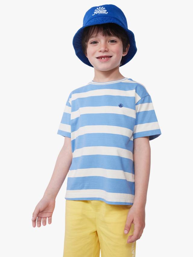 

Детская хлопковая футболка в полоску, Alaska/Avalanche Petit Bateau, Alaska/Avalanche