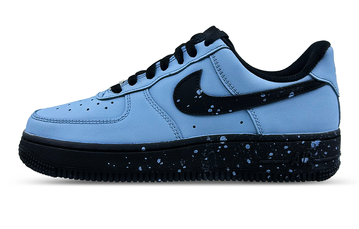 

Кроссовки для скейтбординга Air Force 1 женские, низкие, синий/черный Nike