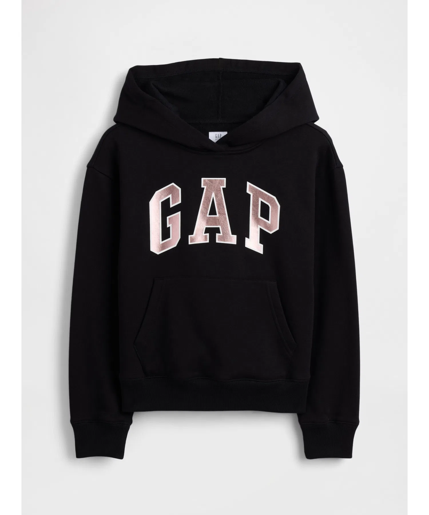 Детская толстовка свободного кроя на молнии с логотипом GAP. — фото 2