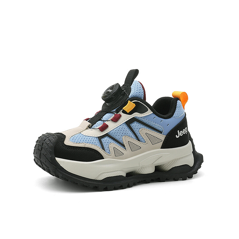 Кроссовки Jeep Kids Outdoor Shoes Kids Low-top Blue/beige/black, голубой — фото 2