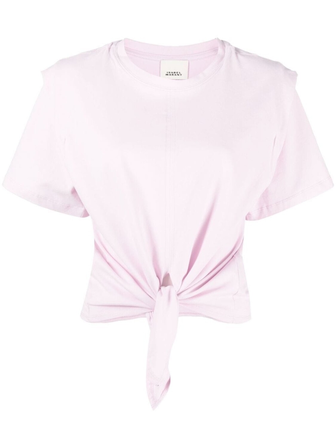 

ISABEL MARANT футболка с завязками, розовый