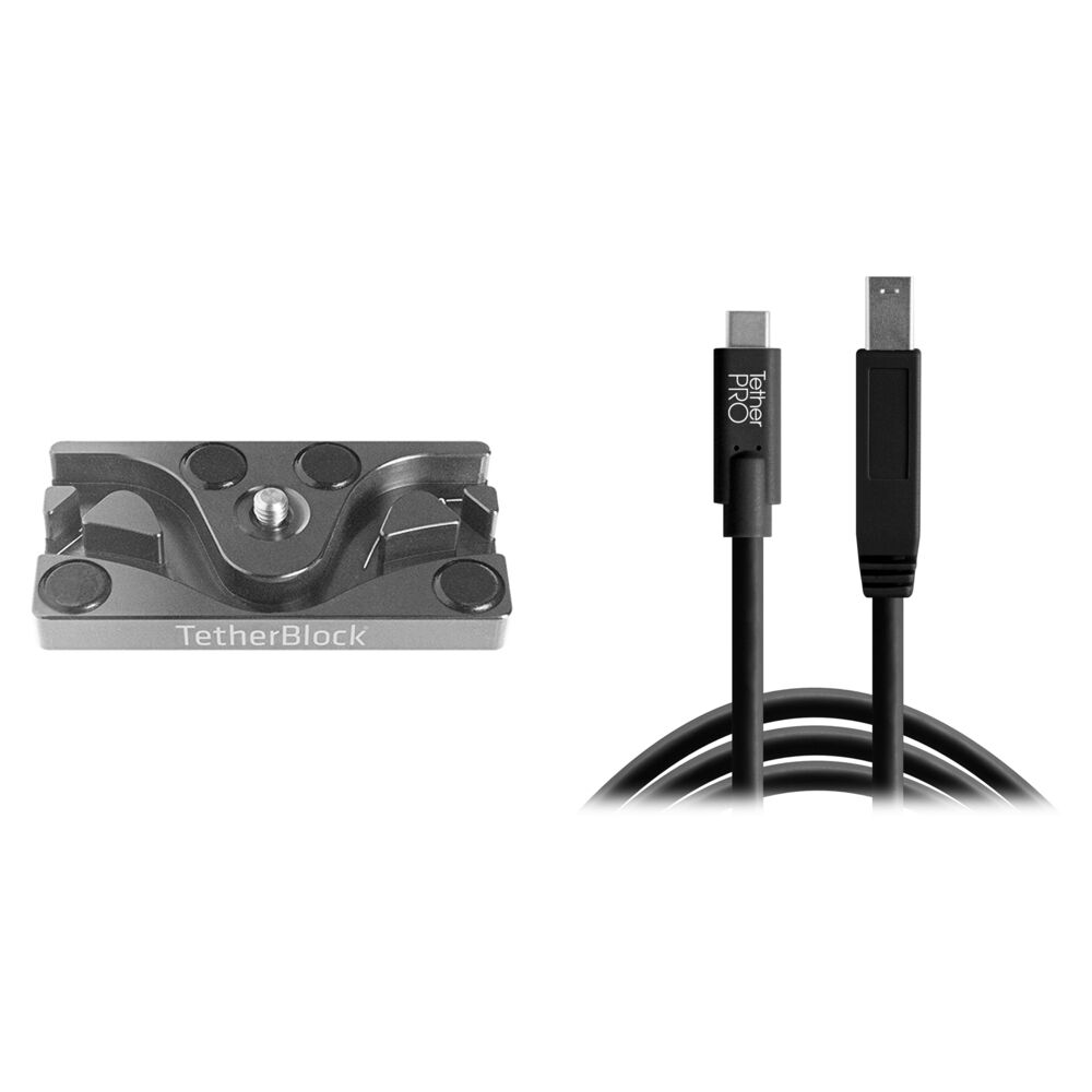 

Tether Tools TetherPro USB Cable with TetherBLOCK Mounting Plate