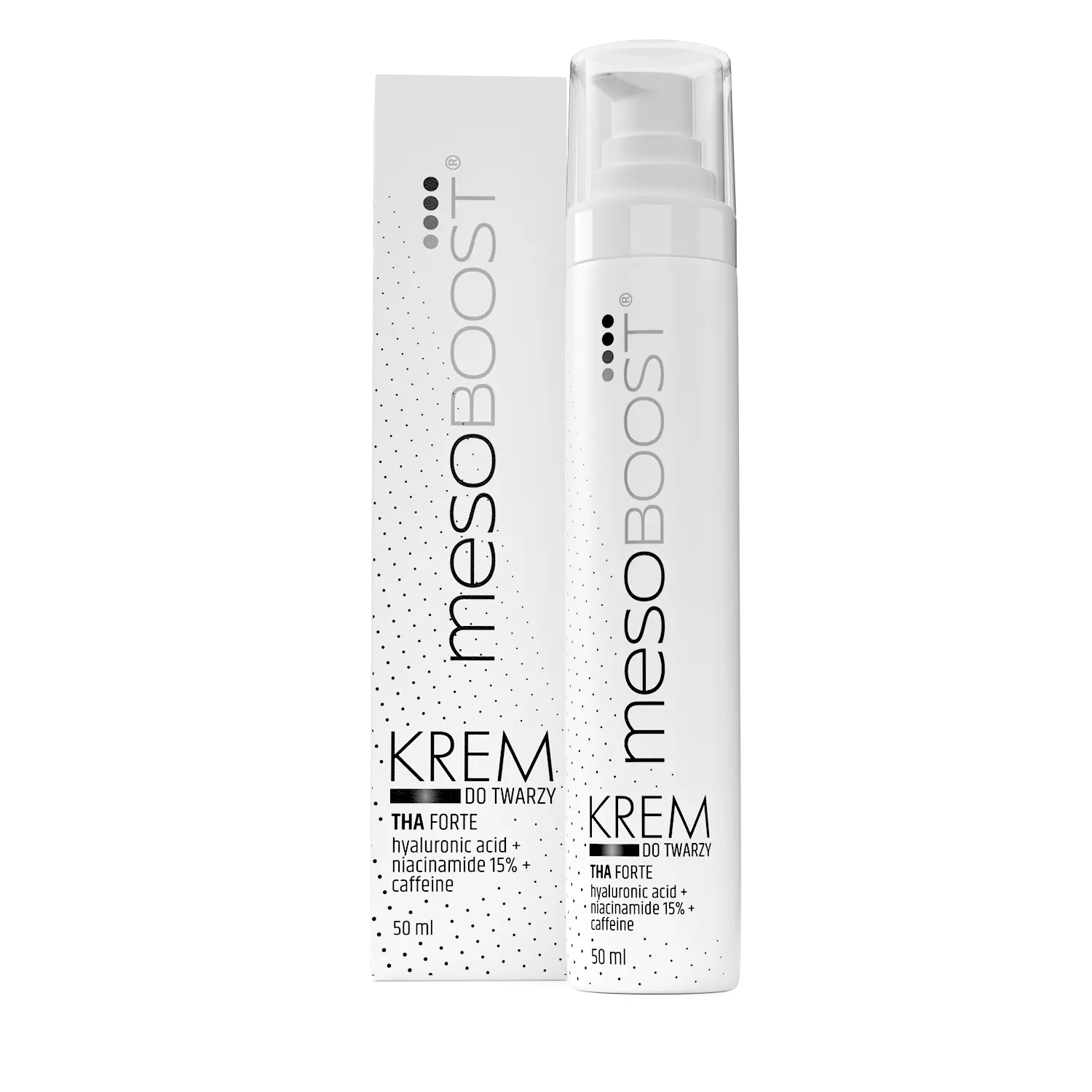 

Крем для лица Mesoboost Tha Forte Hyaluron Acid + Niacynamide + Caffeine, 50 мл