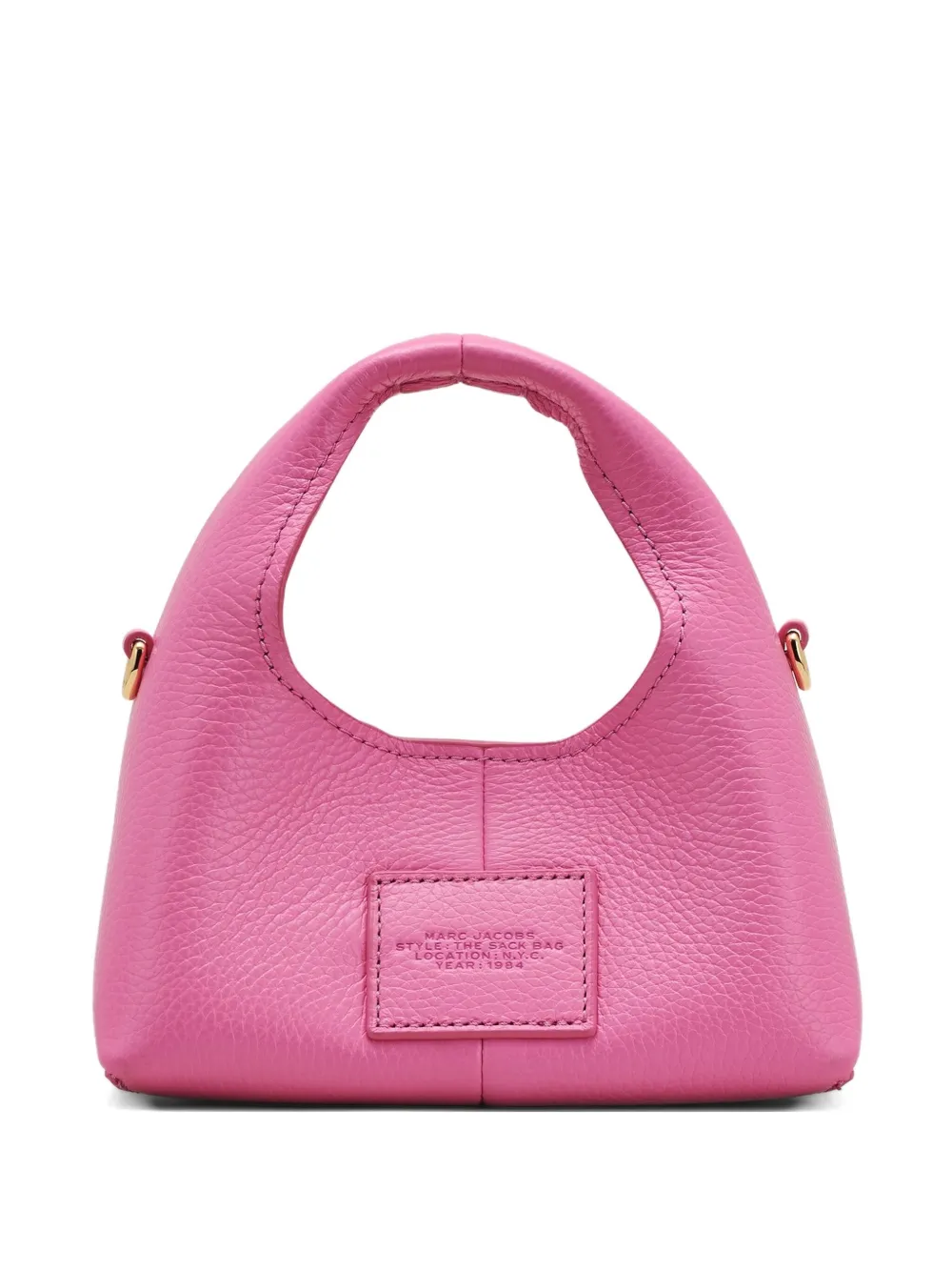 

Сумка через плечо Leather Mini Sack Bag MARC JACOBS, розовый