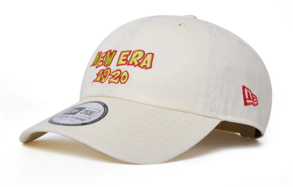 

New Era Хлопковая бейсболка унисекс белая, White
