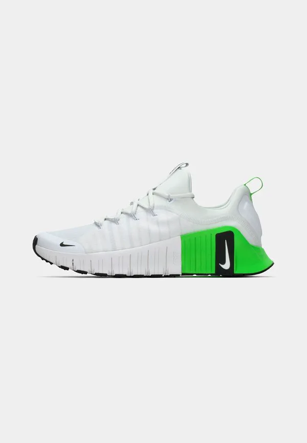 Тренировочные кроссовки metcon 6 Nike Performance, White/Black/Green Strike — фото 2