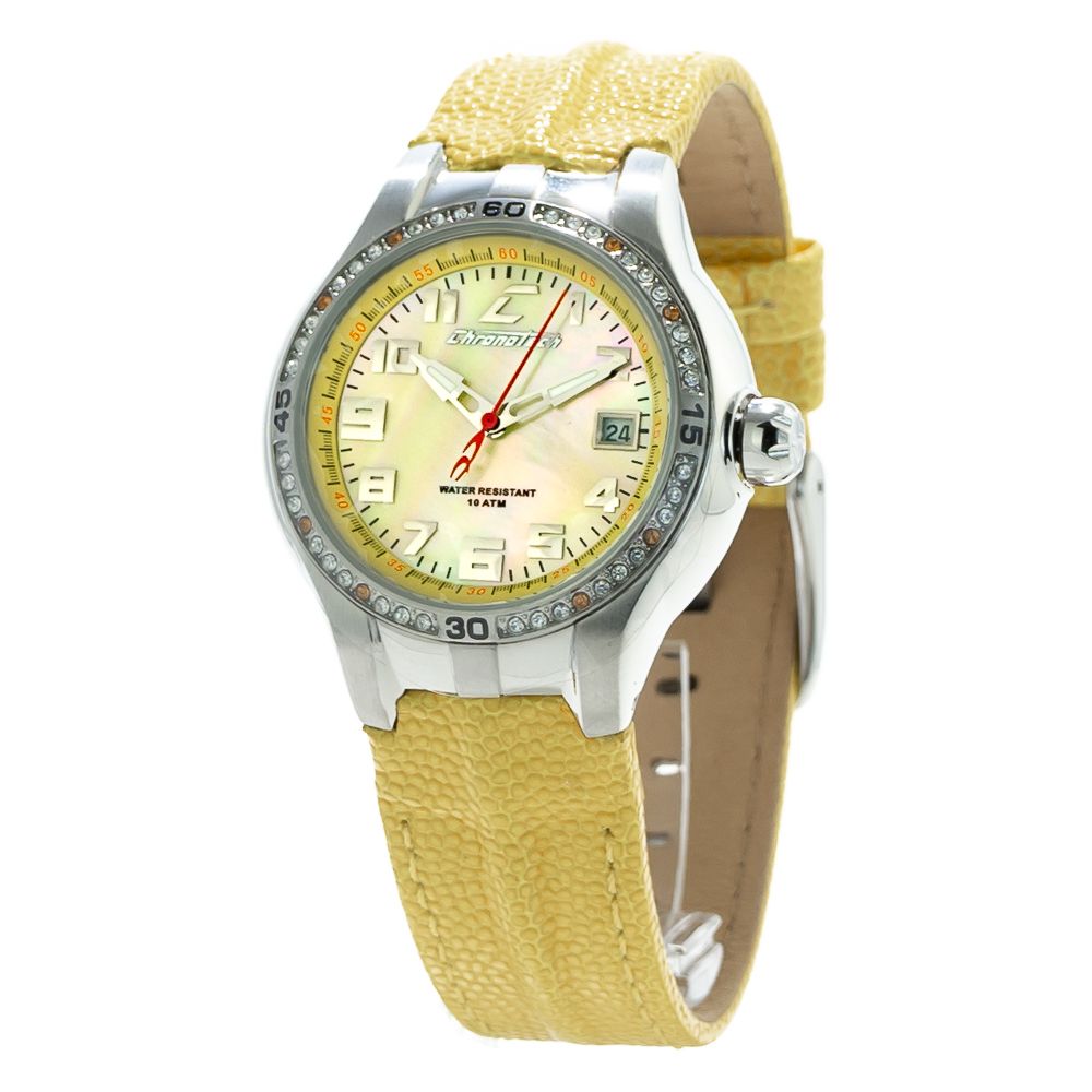 

Женские часы Chronotech Leather, желтый
