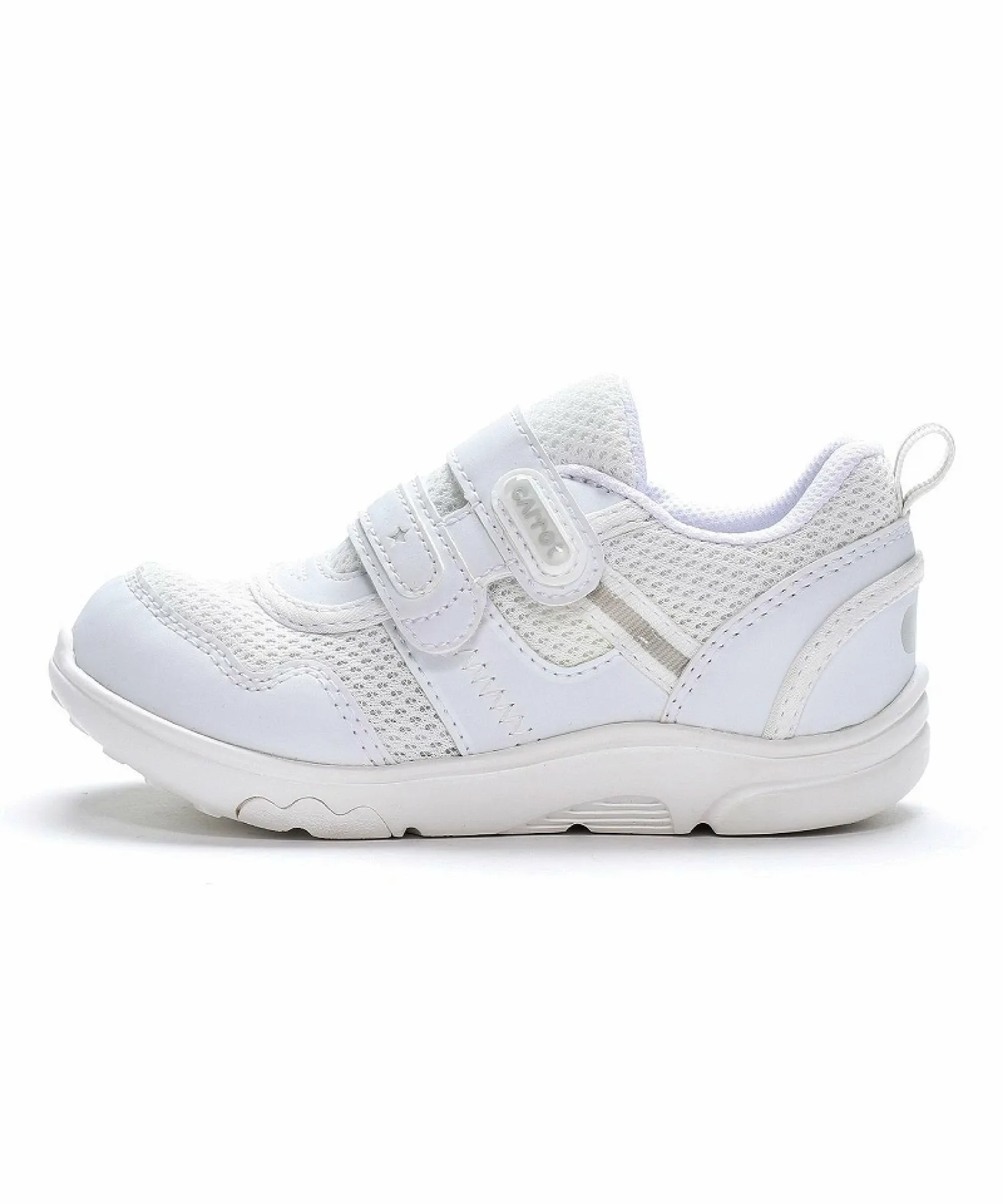 Кроссовки Детская быстросохнущая ткань MoonStar CR C2350 белого цвета Carrot, white — фото 4