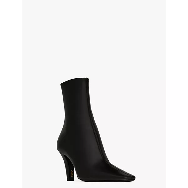 Женские ботильоны Jill на среднем каблуке Saint Laurent, черный — фото 3