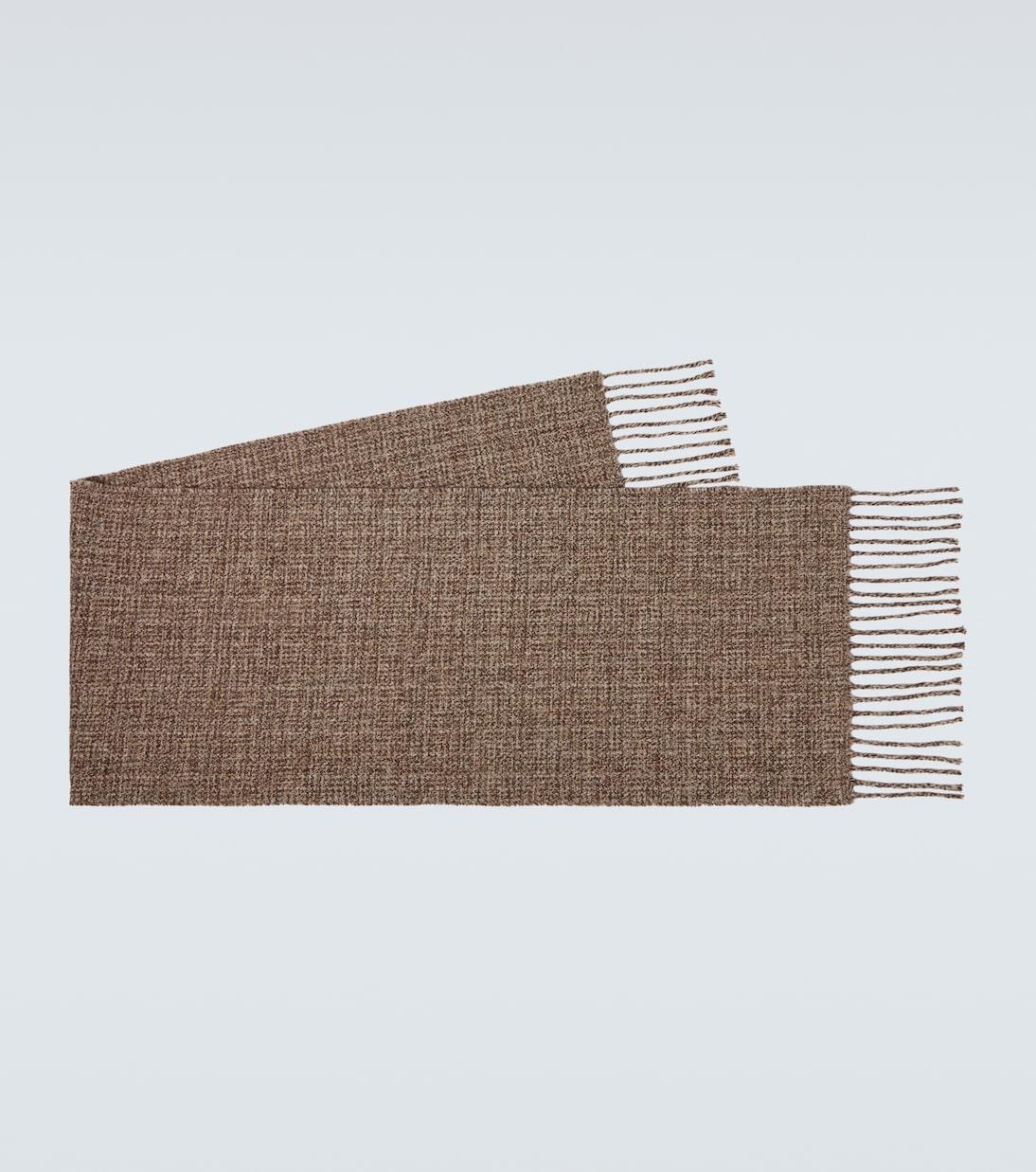 

Шарф из кашемира и твида Moulin Loro Piana, Brown Tweed