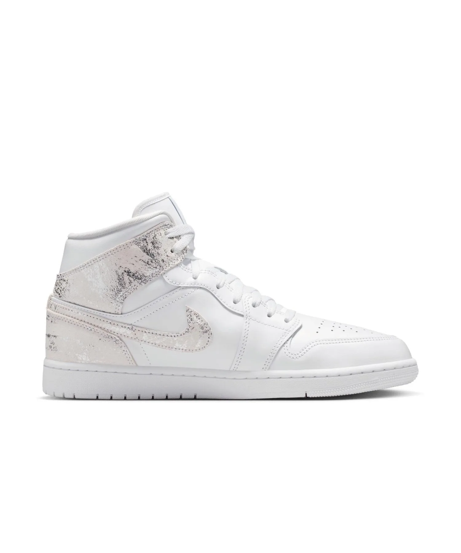 Унисекс кроссовки AIR JORDAN 1 MID SE IR2271-100 JORDAN BRAND белые — фото 2