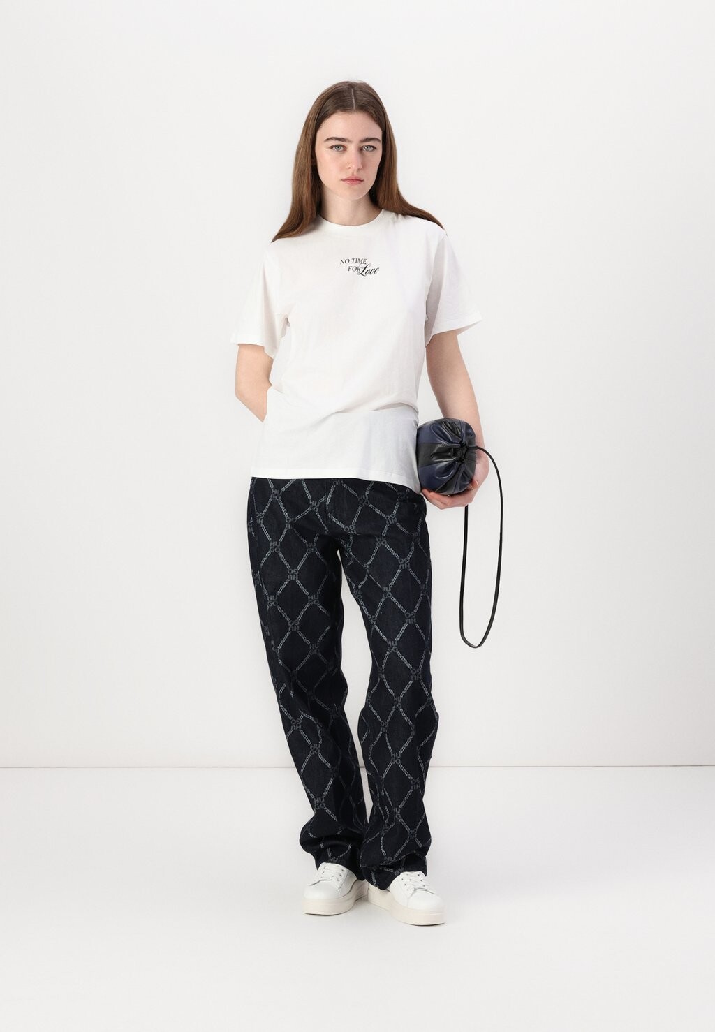

Футболка с принтом VINTAGE TEE HUGO, белый