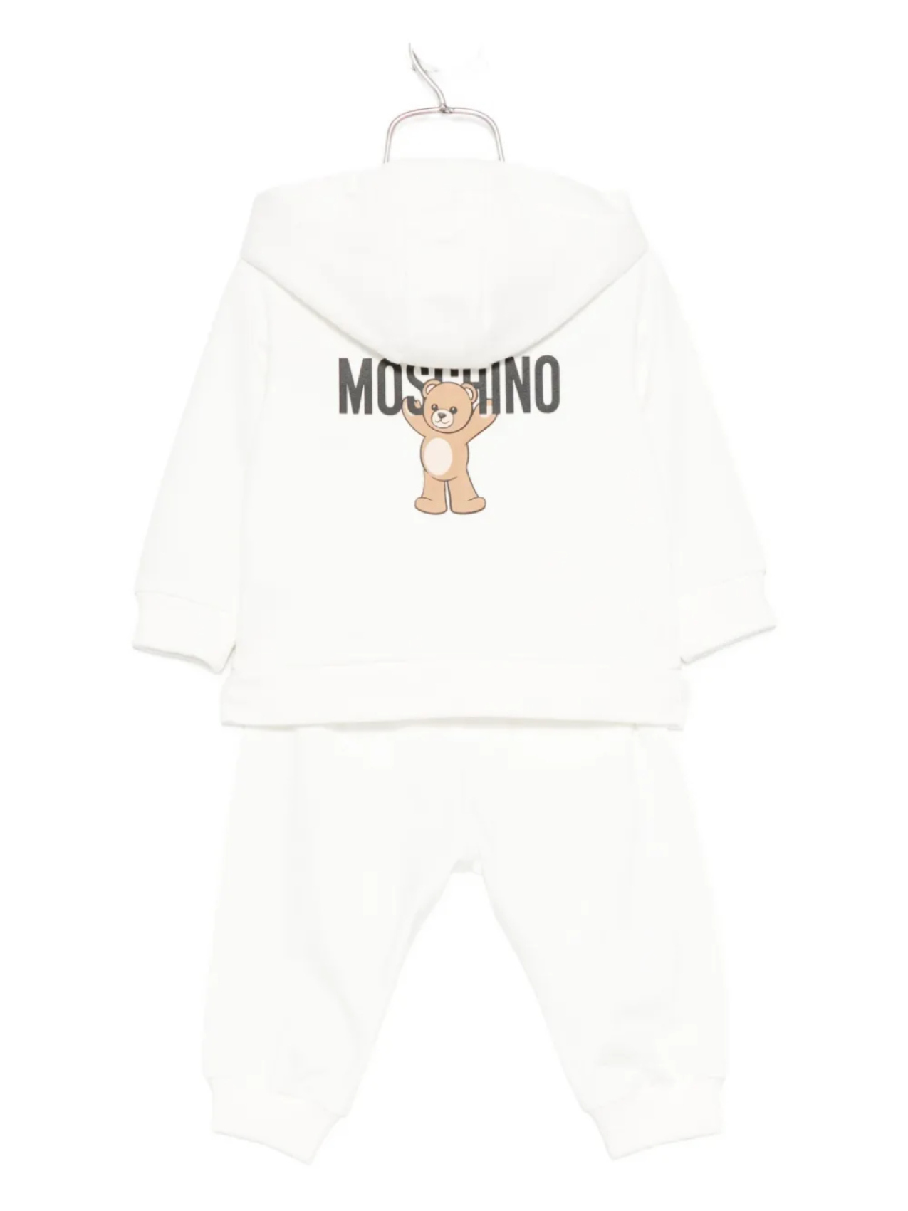 Moschino Kids спортивный костюм с принтом Тедди, белый — фото 2