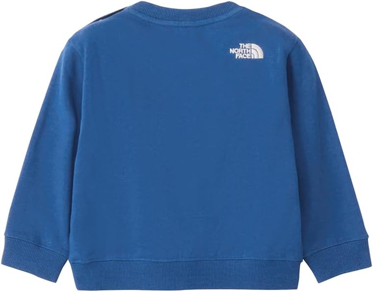 Детская спортивная толстовка The North Face с логотипом, синий — фото 2