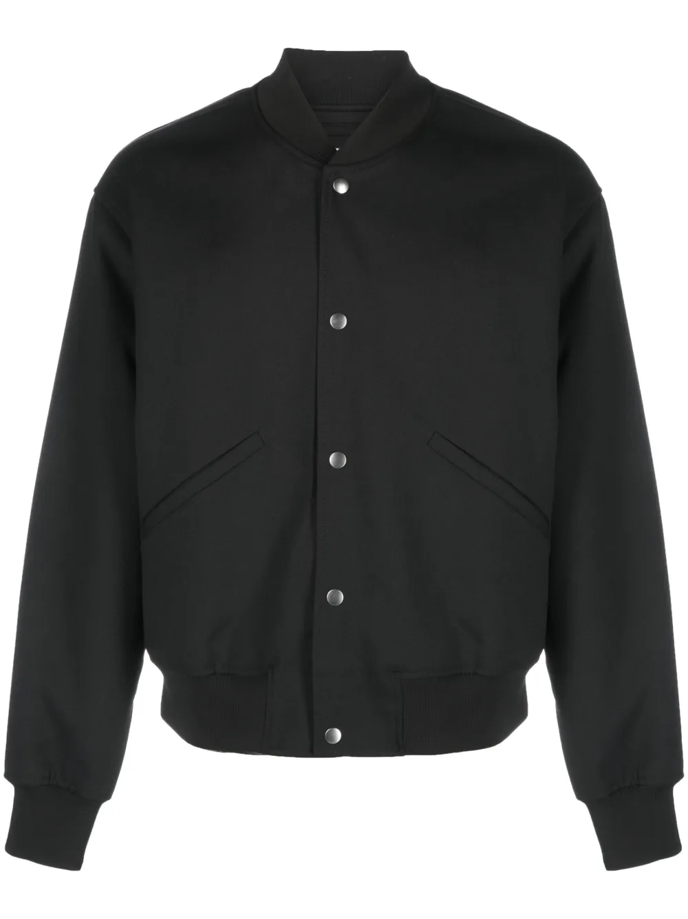 

Однотонный бомбер JIL SANDER, черный