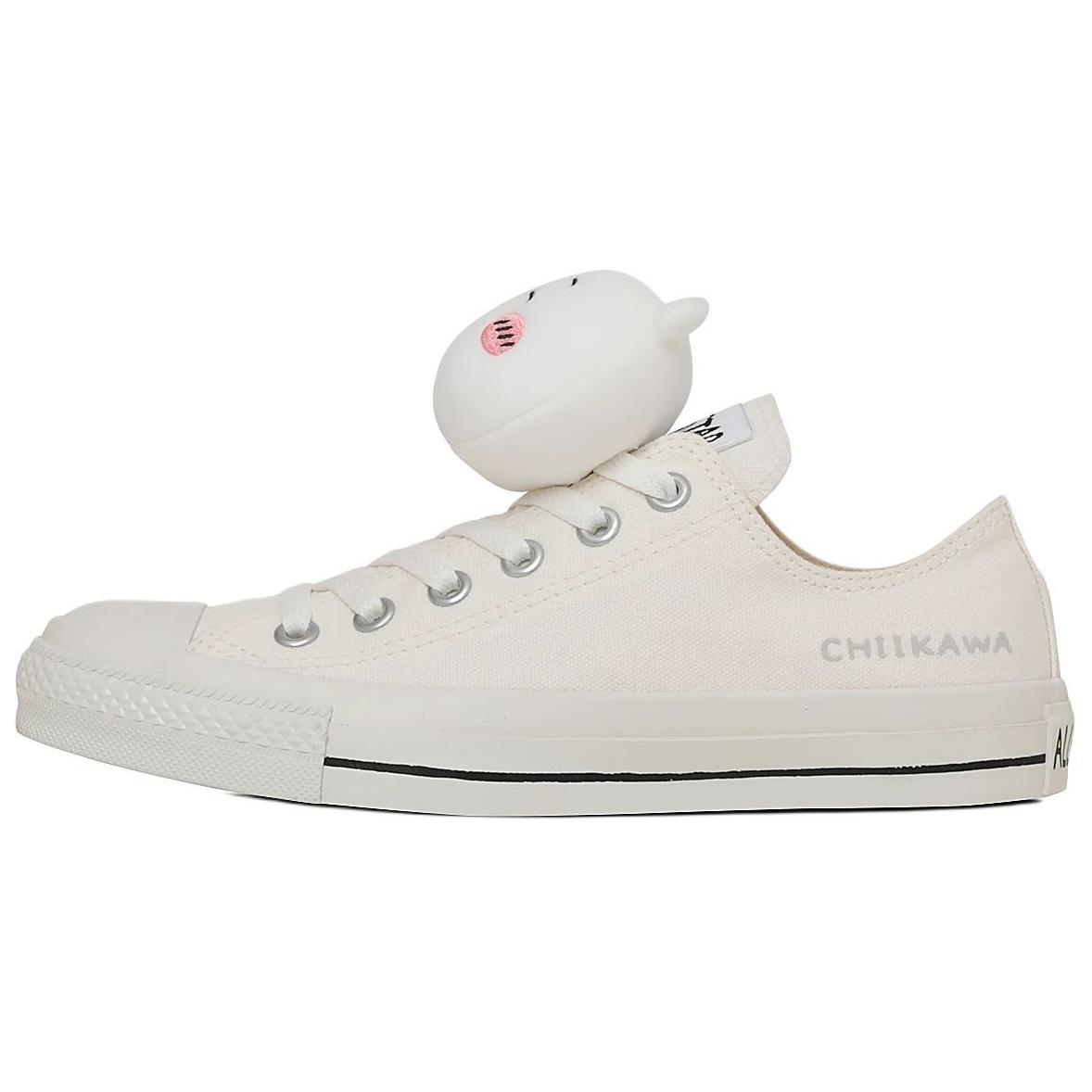 Converse Низкие парусиновые туфли Chiikawa x All Star, белые, унисекс