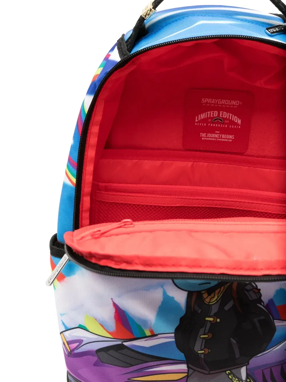 Рюкзак с принтом в виде единорога Sprayground Kid, синий — фото 4
