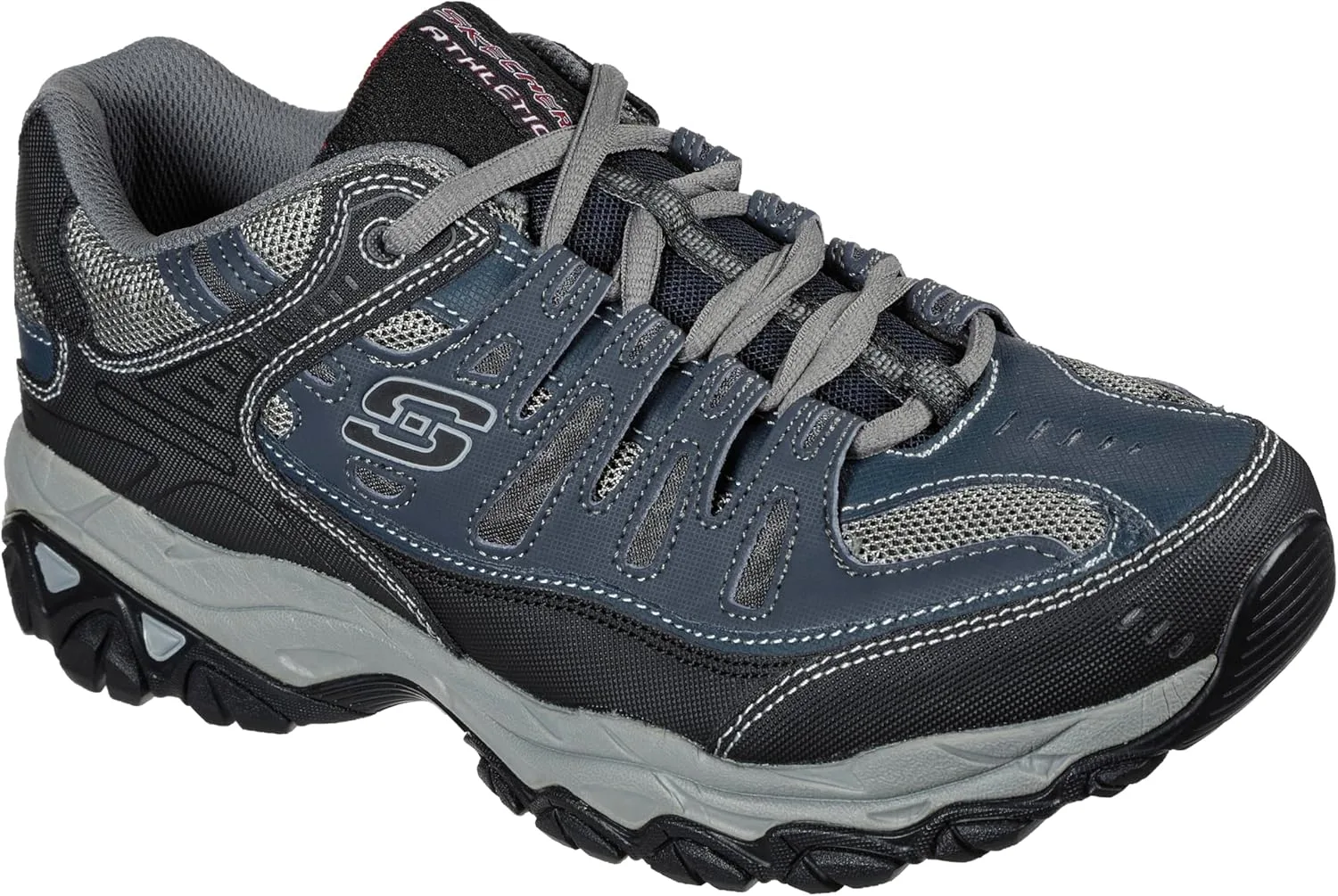 Мужские кроссовки Skechers Sport Afterburn Memory Foam Lace, синий