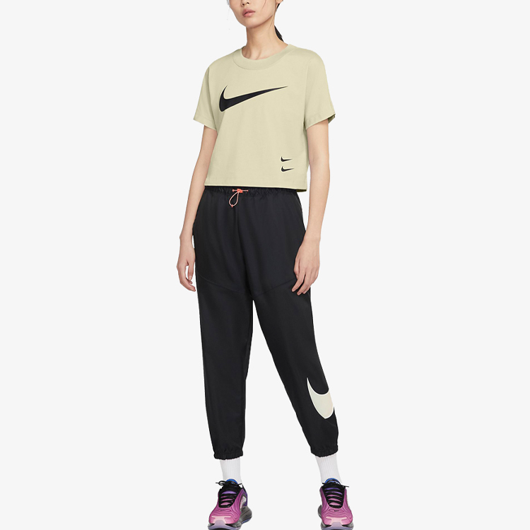 Футболка женская бежево-желтая Nike — фото 4