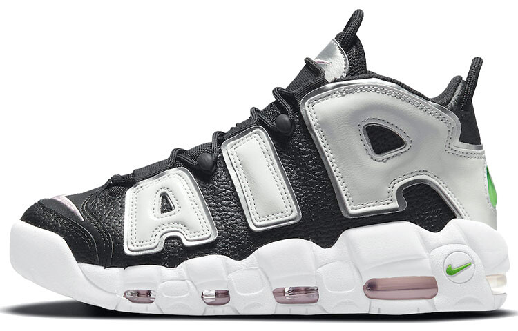 

Nike Air More Uptempo черный белый зеленый (женские)