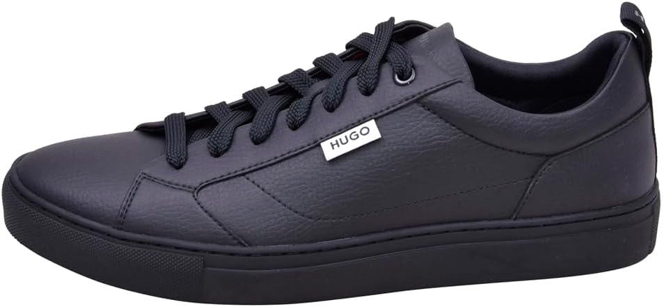 Кроссовки Hugo Mens Morrie Low с зернистой подошвой, черный — фото 3
