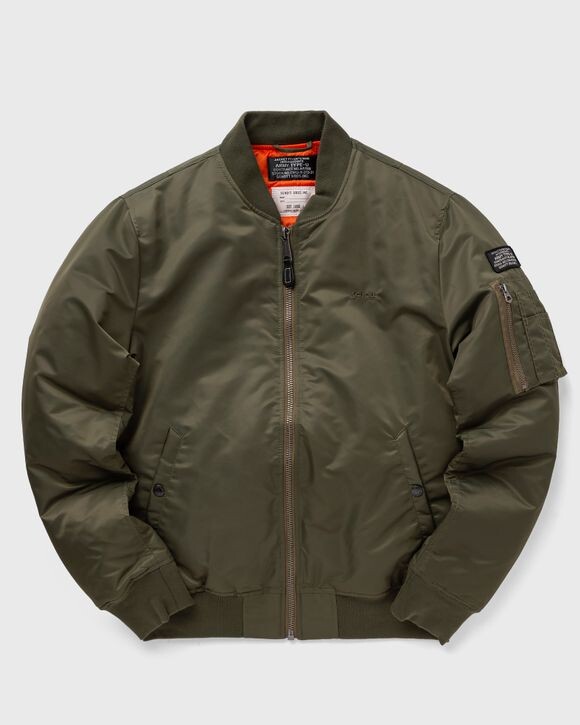 

Куртка Schott Nyc Bomber Jacket, цвет army kaki