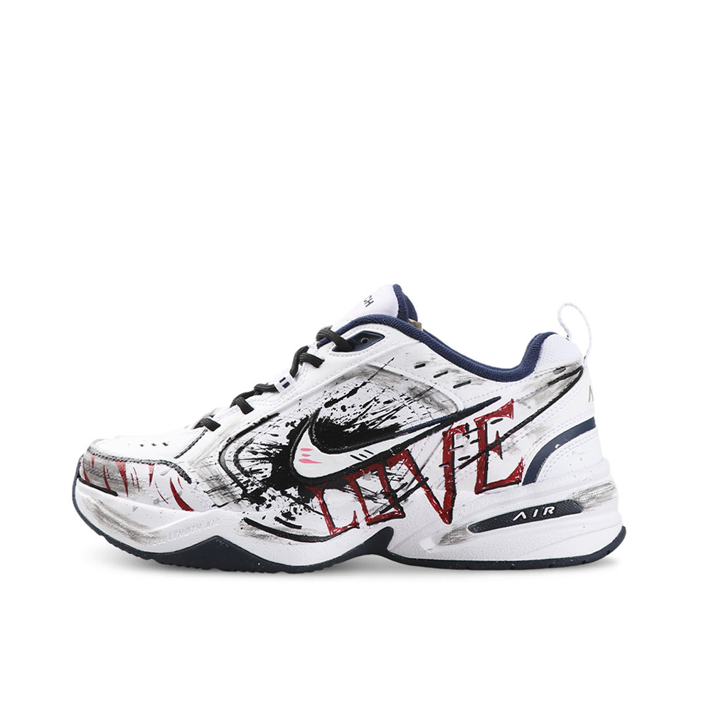 

Кроссовки Nike Air Monarch 4 Chunky Sneakers Unisex Low-top Black/white, черный