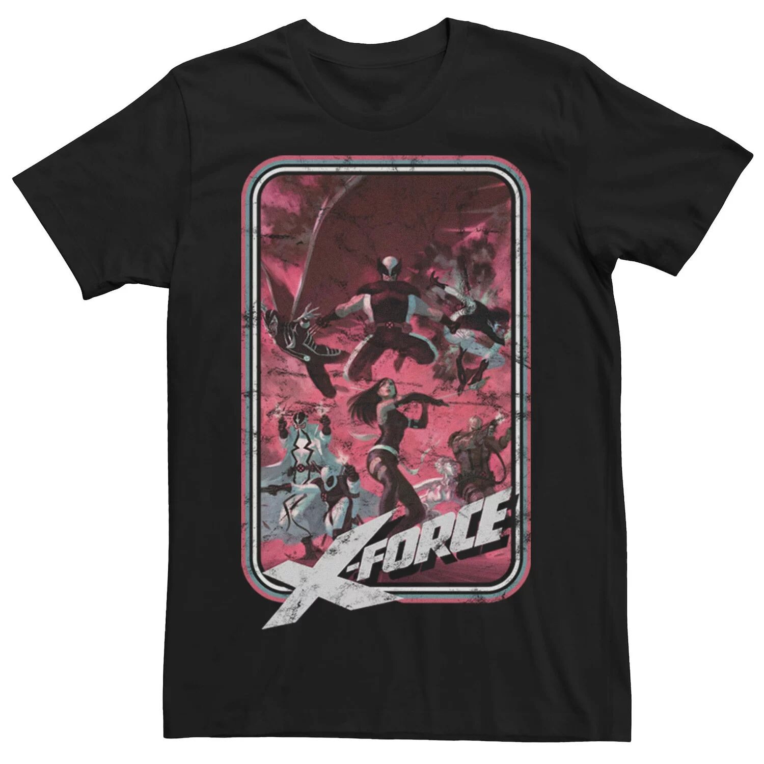 

Мужская футболка X-Force Group Action Shot Plague Marvel