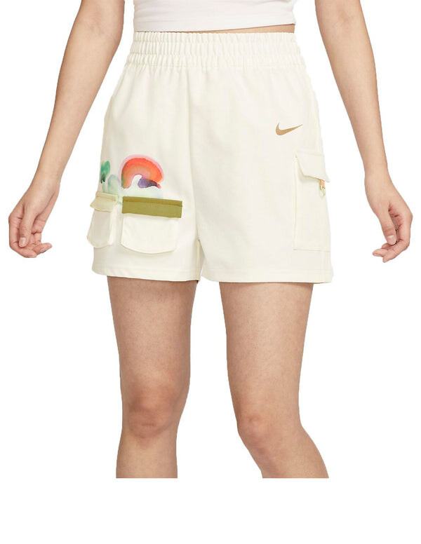 

Шорты sportswear woven shorts (asia sizing) 'sail' Nike, мультиколор