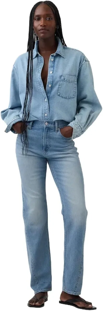 Джинсы прямые GAP, Light Indigo 11
