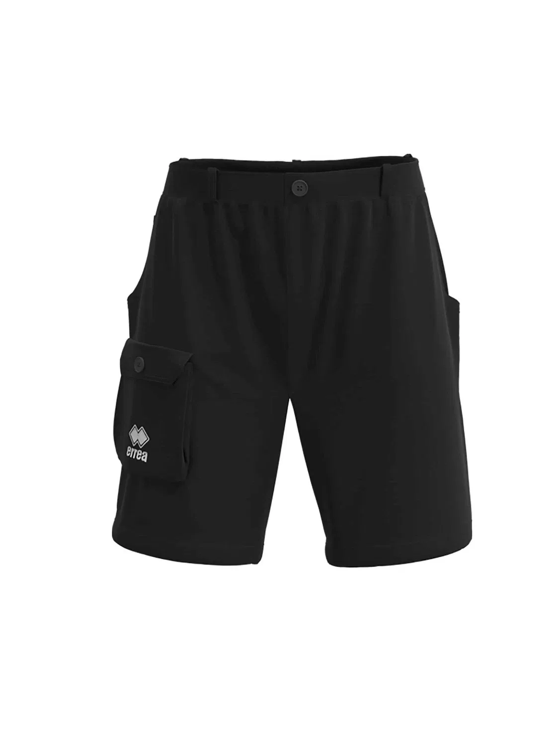 Спортивные брюки Errea Regular Workout Pants Ricky Bermuda Jr черного цвета