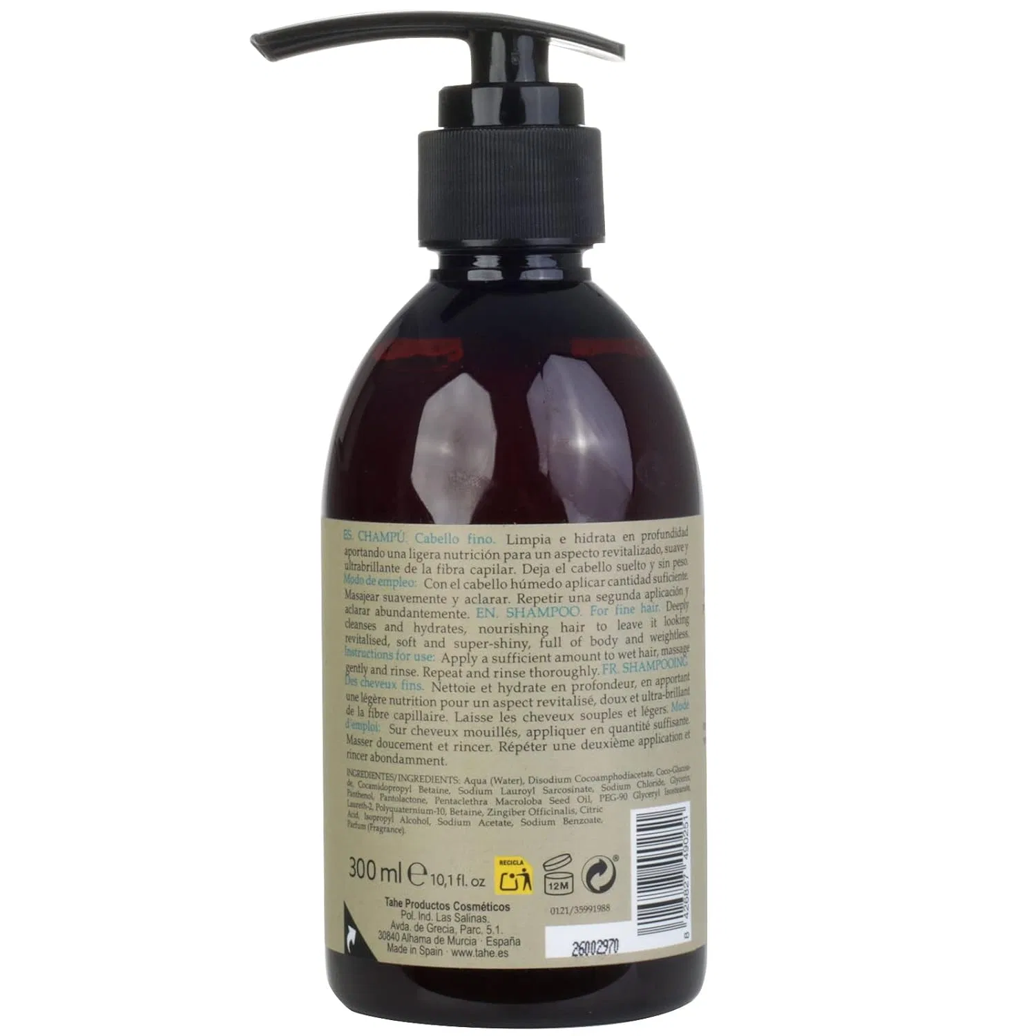 Ежедневный шампунь Tahe Organic Care Daily Shampoo для тонких волос, 300 мл Tahe — фото 2