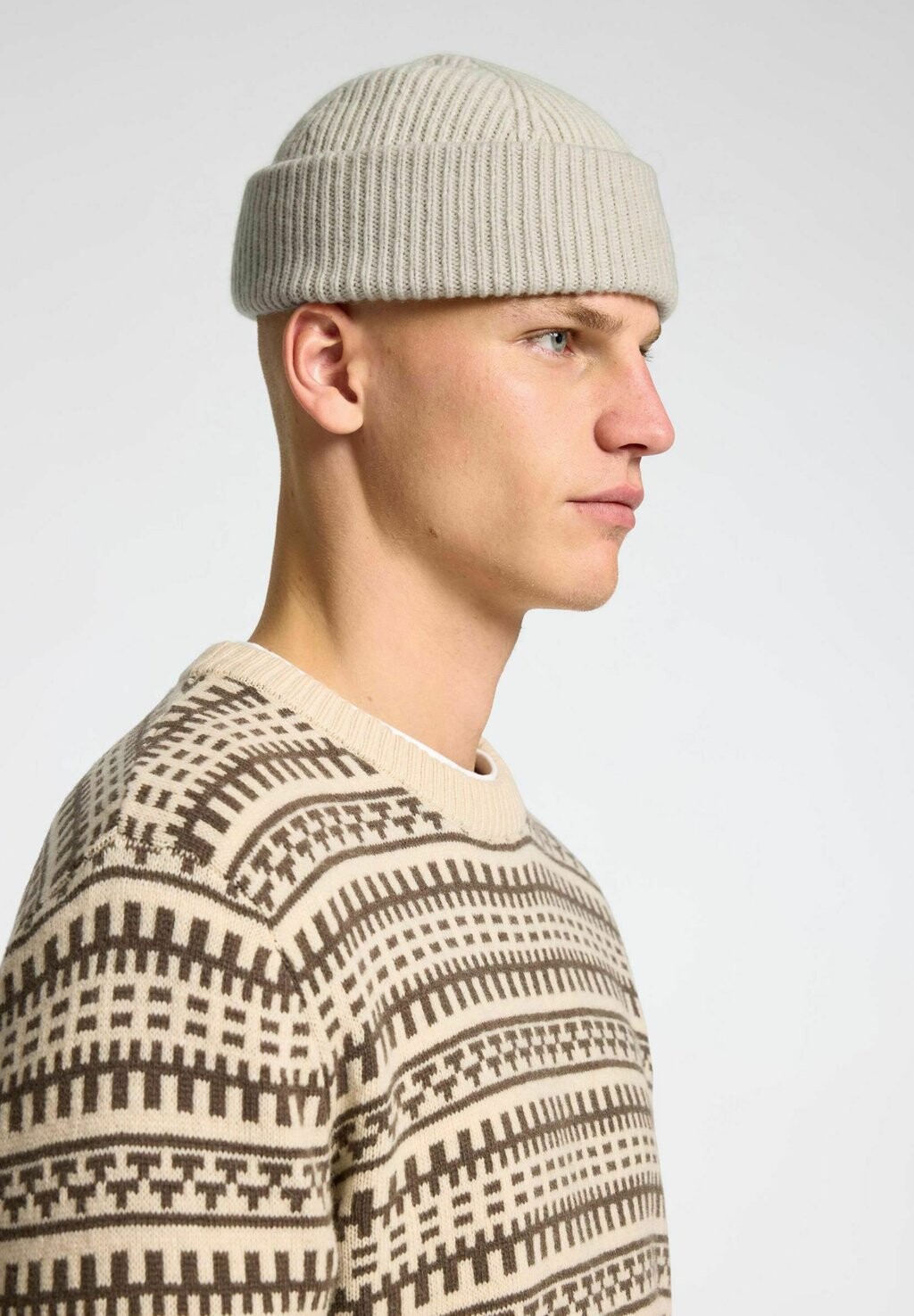 

Шапка Selected Homme, бежевый