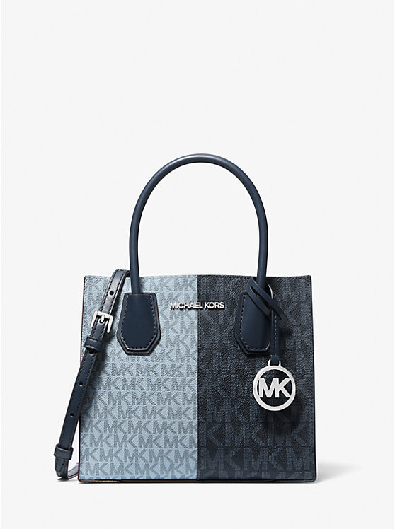 

Сумка Mercer среднего размера с цветным логотипом и перекрестным ремешком Michael Kors, мультиколор