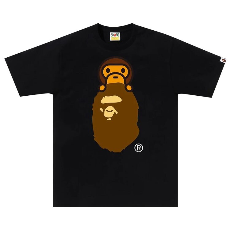 

Футболка BAPE Milo On Ape Head Tee, черный