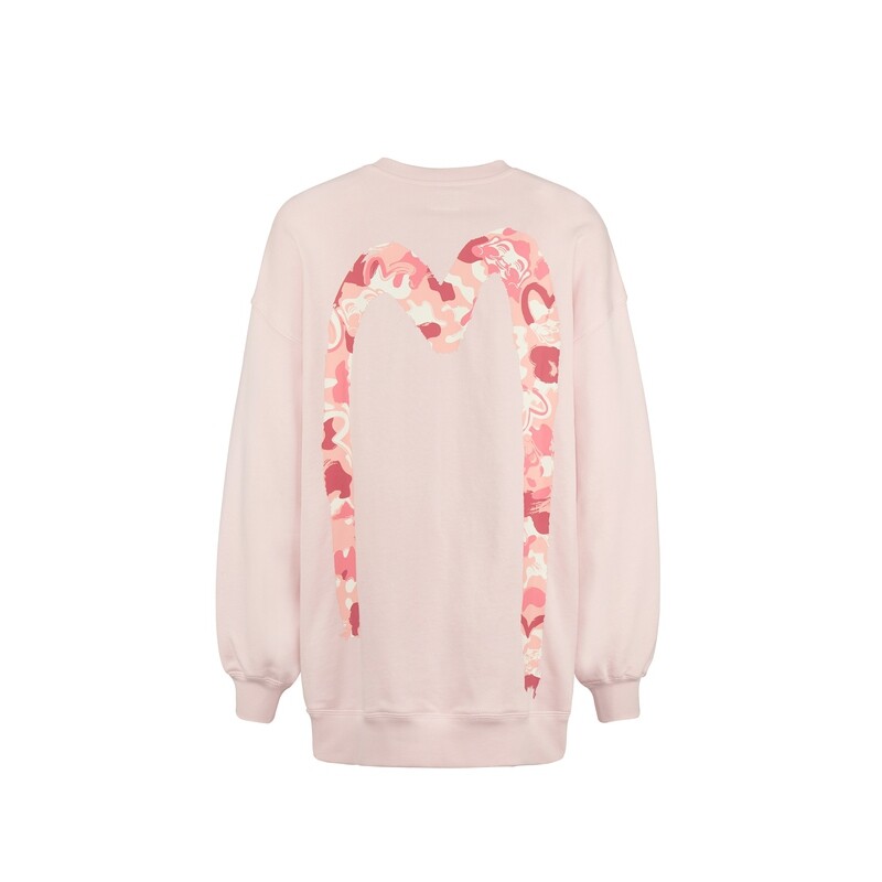 

Толстовка унисекс розовая Evisu