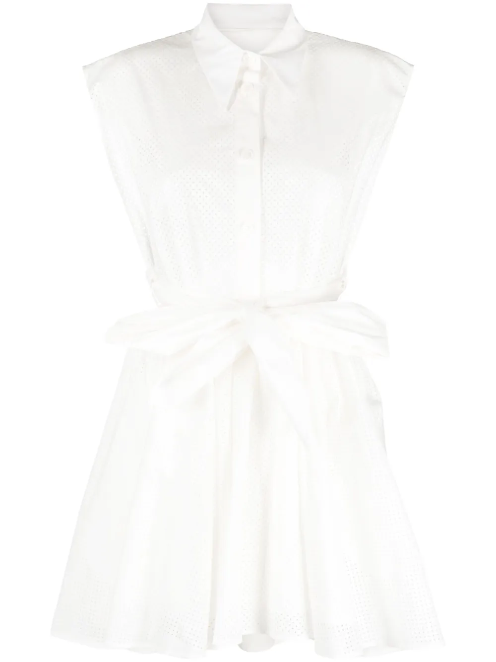 

Платье мини на пуговицах Philosophy Di Lorenzo Serafini, белый