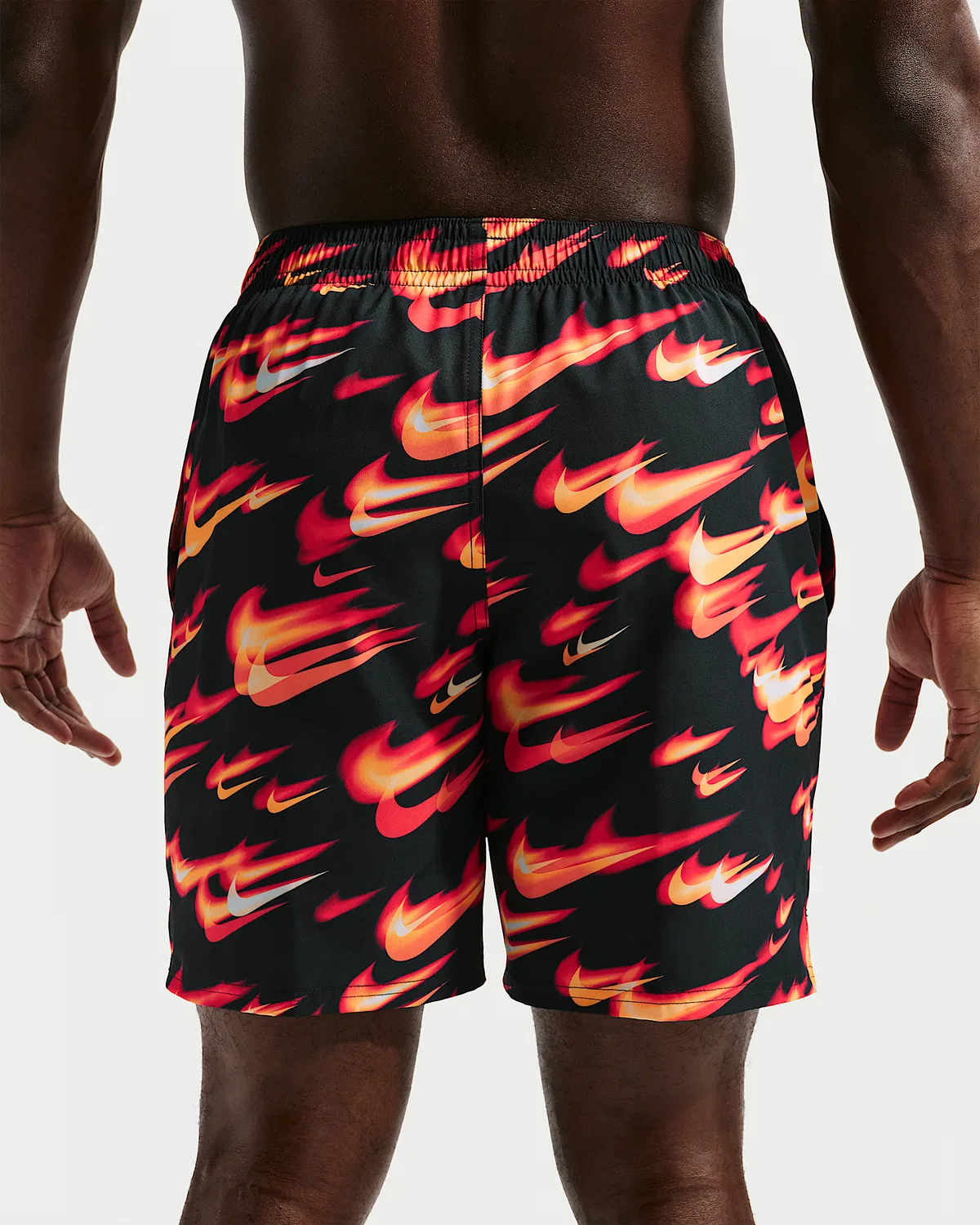 Мужские плавательные шорты Nike Swim Breaker 7" с подкладкой-бриф, University Red — фото 3