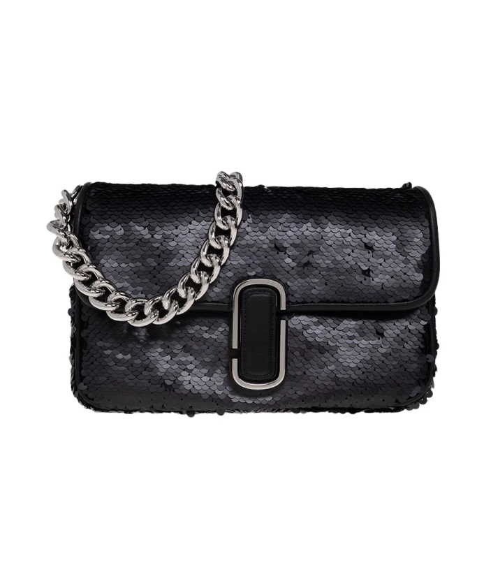 

Сумка на плечо с пайетками Marc Jacobs, черный