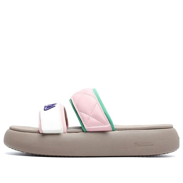 Тапочки donut 'brown white pink' Fila, коричневый