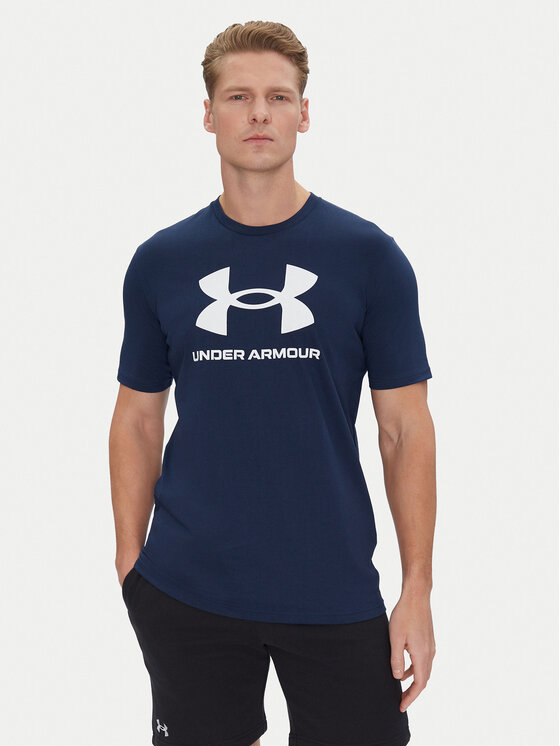 

Свободная футболка Ua Sportstyle Logo Update Ss 1382911 Under Armour, синий