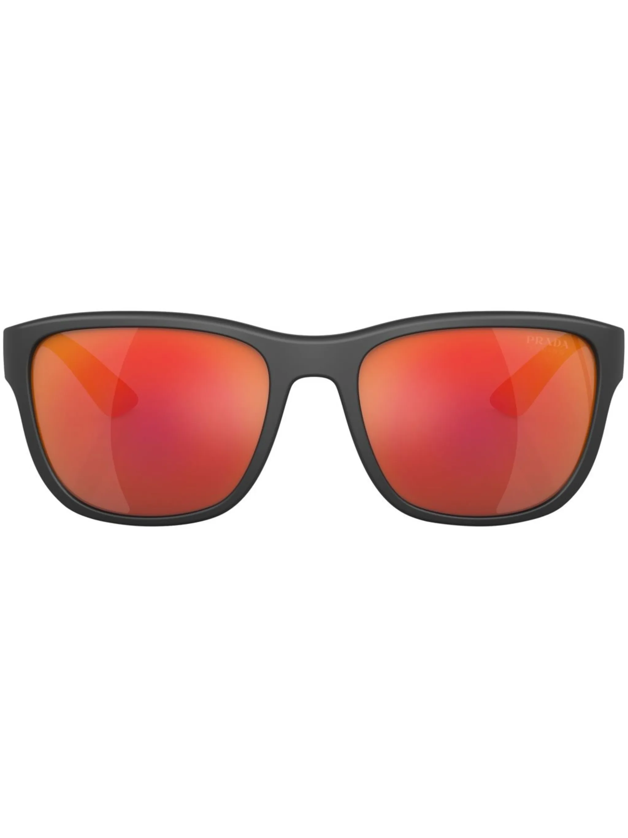 

Солнцезащитные очки Active с логотипом Prada Linea Rossa, черный
