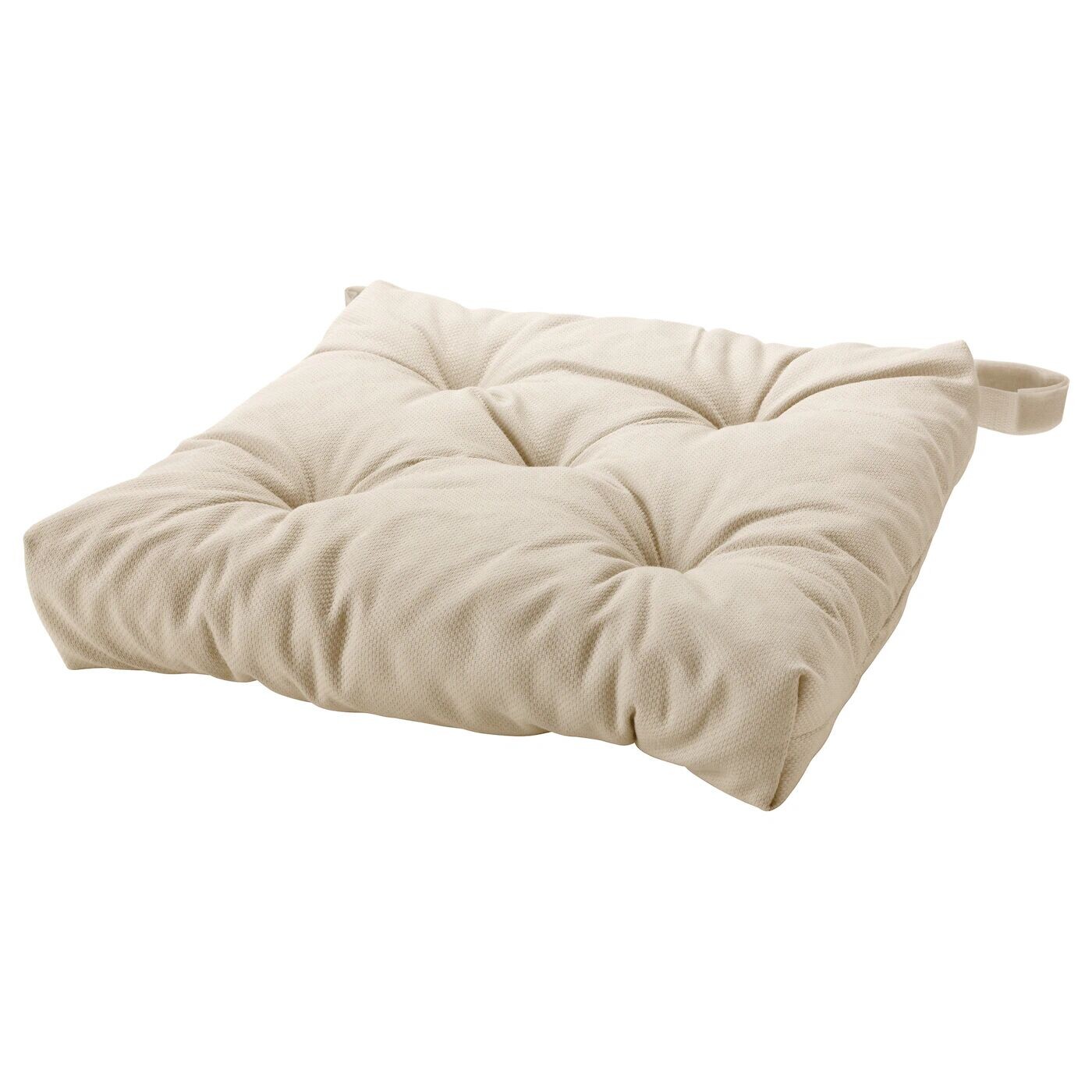 

Подушка на стул, светло-бежевый, 40/35x38x7 см, MALINDA IKEA